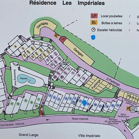 Superbe T3 Vue Sur Mer Parking Prive Classe 3 Etoiles Collioure Extérieur photo